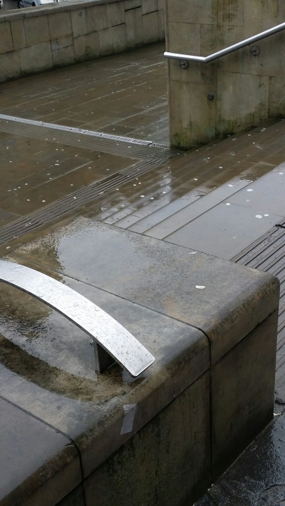 Rain in Exchange Square